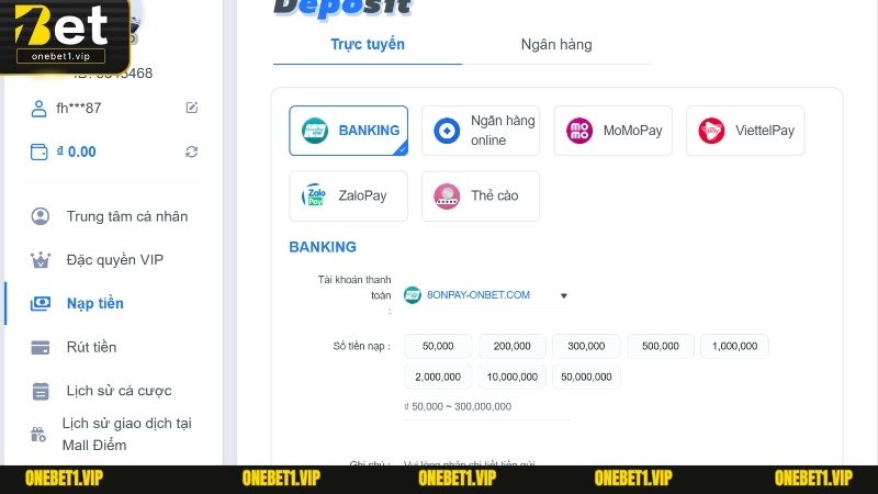 Giao dịch tại ONEBET được tối ưu hóa với công nghệ hiện đại