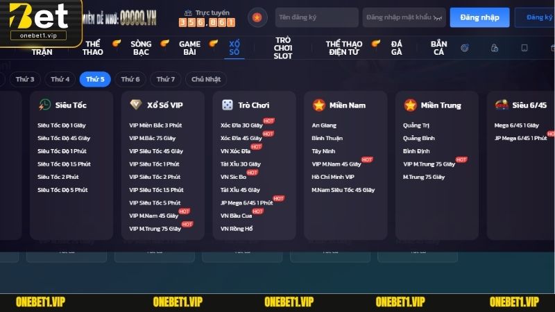 Lô đề OneBet nổi bật với tỷ lệ thưởng lớn so với mặt bằng chung