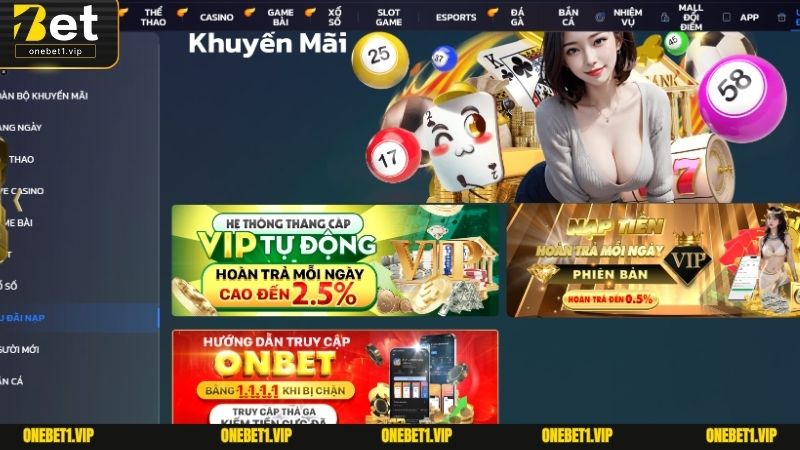 Lý do chương trình ưu đãi tại ONEBET thu hút đông đảo hội viên