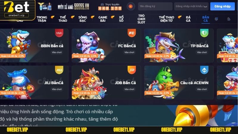 Nhà cái hợp tác với hàng loạt nhà phát hành game nổi tiếng