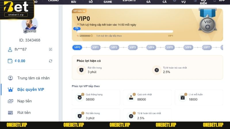 Tốc độ giao dịch tại ONEBET nhanh chóng, chỉ trong vài phút
