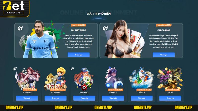 Ứng dụng Onebet giúp tham gia game nhanh chóng